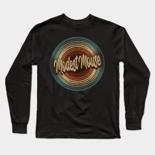 Modest Mouse Vintage Vinyl Long Sleeve T-Shirt